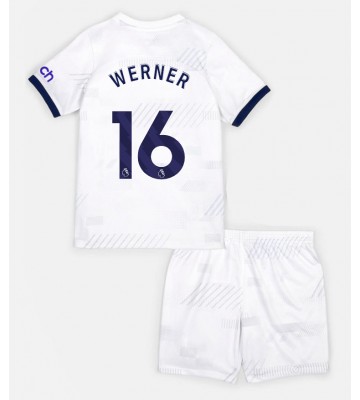 Tottenham Hotspur Timo Werner #16 Hjemmebanesæt Børn 2023-24 Kort ærmer (+ korte bukser)